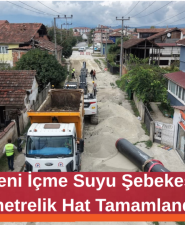 Düzce'nin Yeni İçme Suyu Şebekesinde 41 Kilometrelik Hat Tamamlandı