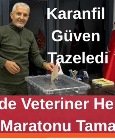 Düzce Veteriner Hekimleri Odası’nda Şerif Ali Karanfil Güven Tazeledi