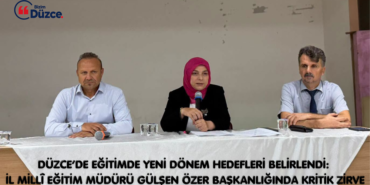 İl Müdürü Gülşen Özer’den Okul Müdürleriyle Kritik Eğitim Zirvesi İl Müdürü Gülşen Özer’den Okul Müdürleriyle Kritik Eğitim Zirvesi