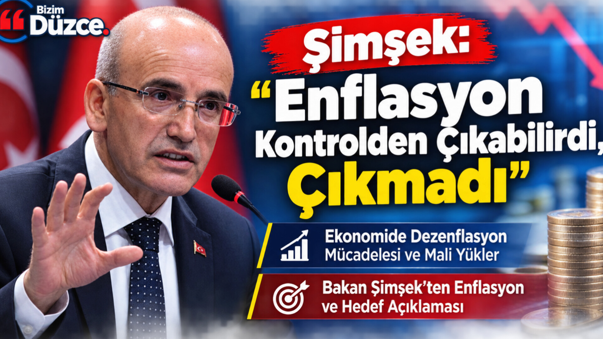 Şimşek: "Enflasyon Kontrolden Çıkabilirdi, Çıkmadı" Şimşek: "Enflasyon Kontrolden Çıkabilirdi, Çıkmadı"