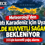 Meteoroloji'den 3 İl İçin Uyarı
