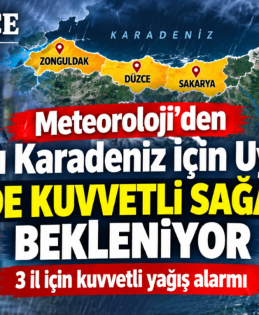 Meteoroloji'den 3 İl İçin Uyarı Meteoroloji'den 3 İl İçin Uyarı