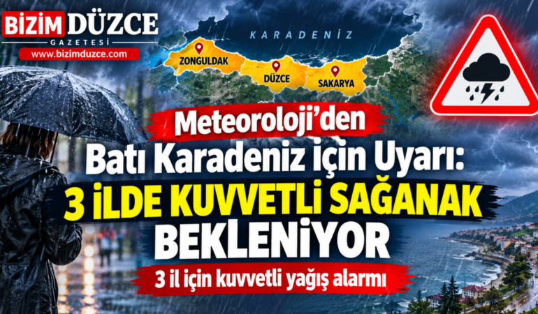Meteoroloji'den 3 İl İçin Uyarı