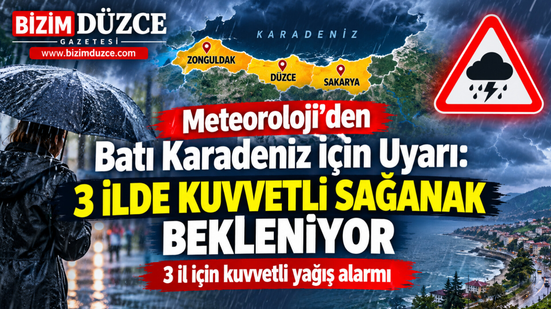 Meteoroloji'den 3 İl İçin Uyarı Meteoroloji'den 3 İl İçin Uyarı
