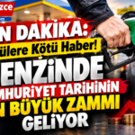 Akaryakıta 1 Ekim'de Cumhuriyet Tarihinin Dev Zammı Geliyor