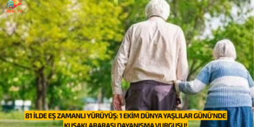 81 İLDE EŞ ZAMANLI YÜRÜYÜŞ: