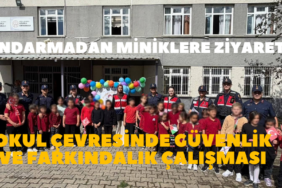 JANDARMADAN MİNİKLERE ZİYARET: