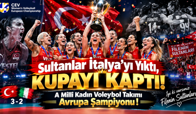 A Milli Kadın Voleybol Takımı Avrupa Şampiyonu ! A Milli Kadın Voleybol Takımı Avrupa Şampiyonu !