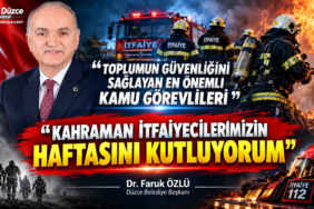 Özlü'den İtfaiyecilik Haftası Mesajı