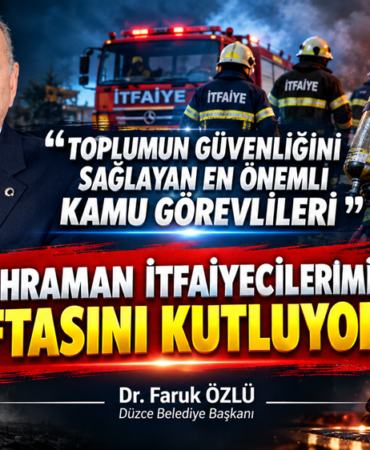 Özlü'den İtfaiyecilik Haftası Mesajı