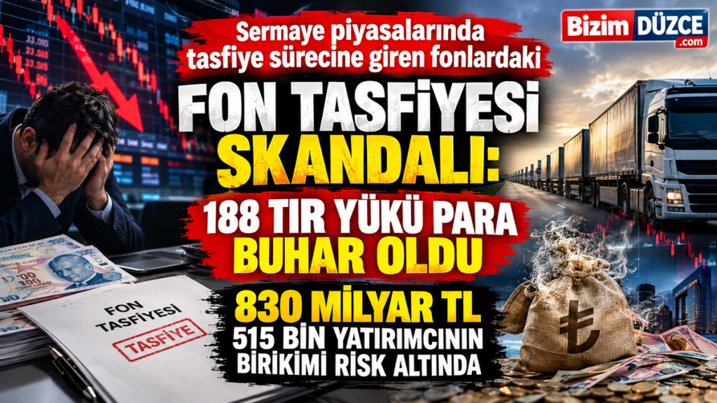 Fon Tasfiyesi Skandalı: 188 Tır Yükü Paranın Akıbeti Merak Ediliyor