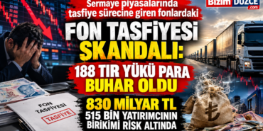 Fon Tasfiyesi Skandalı: 188 Tır Yükü Paranın Akıbeti Merak Ediliyor