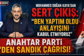 Başkan Kaya'dan Siyasette Gündemi Sarsan Çağrı: "Ya Referandum Ya Erken Seçim"