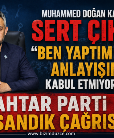 Başkan Kaya'dan Siyasette Gündemi Sarsan Çağrı: "Ya Referandum Ya Erken Seçim"