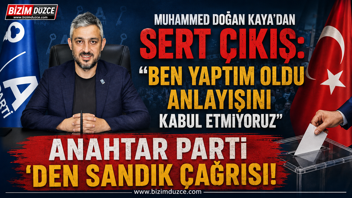 Başkan Kaya'dan Siyasette Gündemi Sarsan Çağrı: "Ya Referandum Ya Erken Seçim" Başkan Kaya'dan Siyasette Gündemi Sarsan Çağrı: "Ya Referandum Ya Erken Seçim"