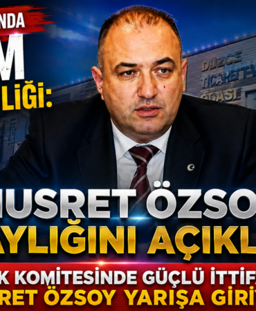 Düzce TSO Seçimlerinde Flaş Gelişme: Nusret Özsoy Adaylığını Resmen Açıkladı! Düzce TSO Seçimlerinde Flaş Gelişme: Nusret Özsoy Adaylığını Resmen Açıkladı!