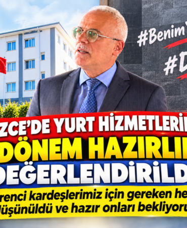 İl Müdürü Zekeriya Arslantürk ''Düzce’de Yurtlar Yeni Döneme Hazır'' İl Müdürü Zekeriya Arslantürk