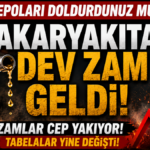 Sürücülere Kötü Haber: Benzine ve Motorine Dev Zam Geldi! Sürücülere Kötü Haber: Benzine ve Motorine Dev Zam Geldi!