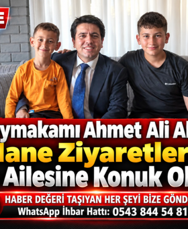 Çilimli Kaymakamı Ahmet Ali Altıntaş’tan Hane Ziyaretleri: