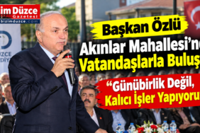 Başkan Özlü Akınlar Mahallesi’nde Vatandaşlarla Buluştu: