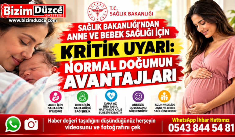SAĞLIK BAKANLIĞI'NDAN ANNE VE BEBEK SAĞLIĞI İÇİN KRİTİK UYARI: