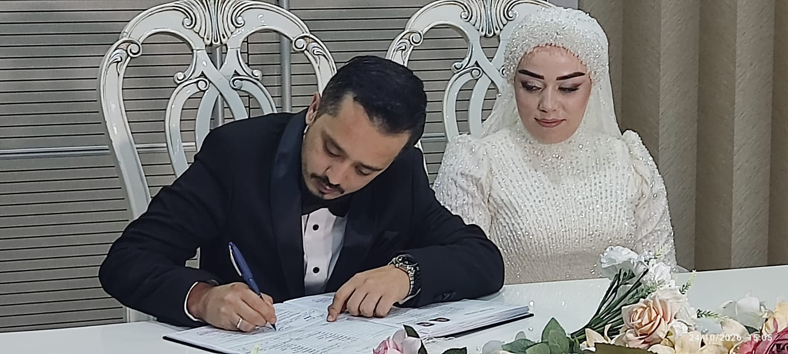 GAZETECİ ENES GÜNEŞ İLE HÜSNA KULLAK DÜZCE'DEKİ NİKAH TÖRENİYLE DÜNYAEVİNE GİRDİ