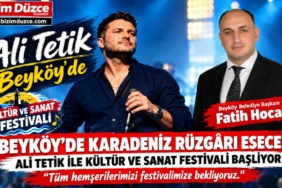 Beyköy'de Ali Tetik Konseri