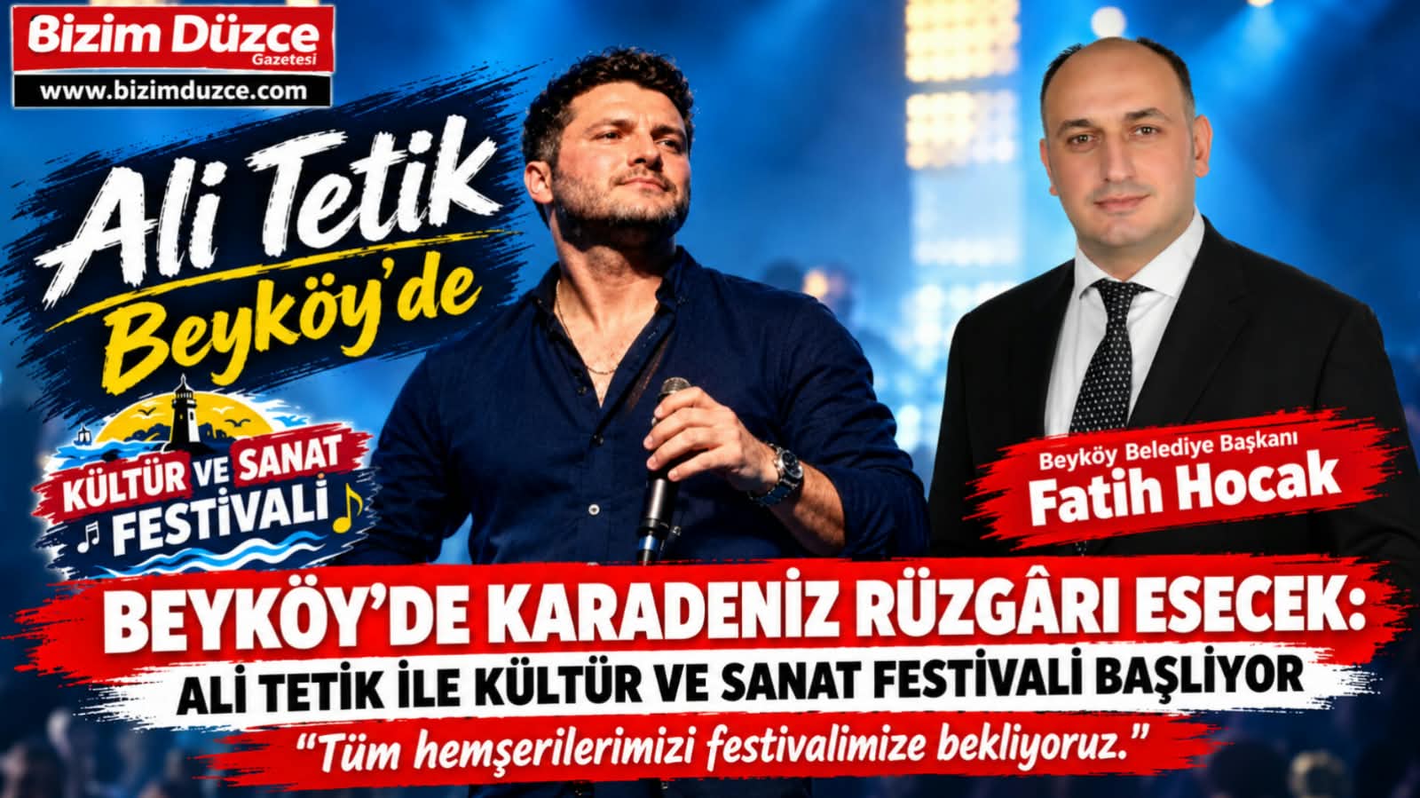 Beyköy'de Ali Tetik Konseri