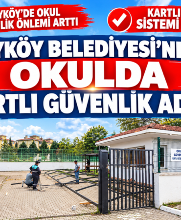BEYKÖY BELEDİYESİ’NDEN OKULDA KARTLI GÜVENLİK ADIMI