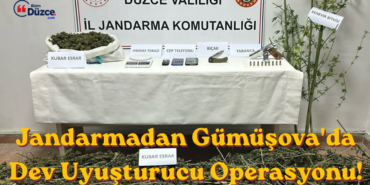 Jandarmadan Gümüşova'da Zehir Tacirlerine Operasyon!