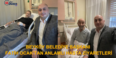 Başkan Fatih Ocak’tan Hasta Ziyaretleri