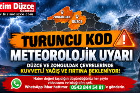 Düzce ve Zonguldak İçin "Aşırı Yağış" Uyarısı: