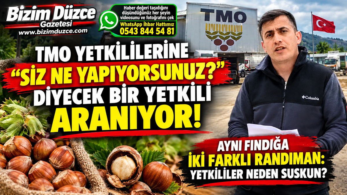 TMO Yetkililerine "Siz Ne Yapıyorsunuz?" Diyecek Bir Yetkili Aranıyor!