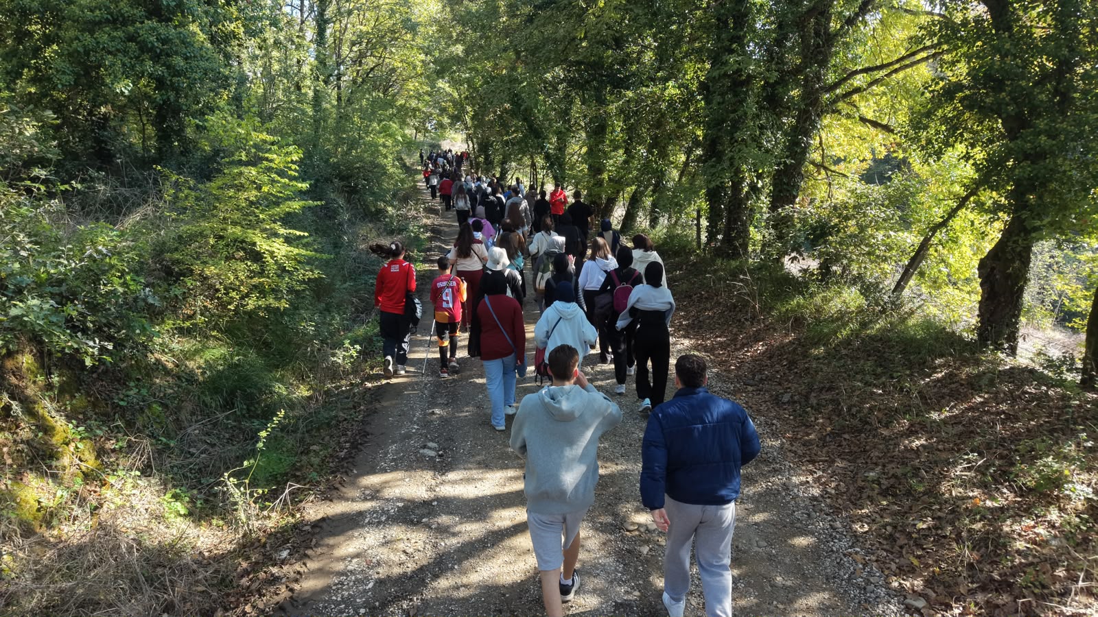 Dünya Yürüyüş Günü’nde Gençler Doğa İle İç İçe:
