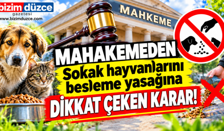 MAHKEMEDEN SOKAK HAYVANLARI İÇİN EMSAL KARAR:
