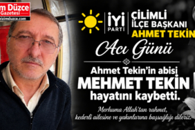 MEHMET TEKİN HAYATINI KAYBETTİ