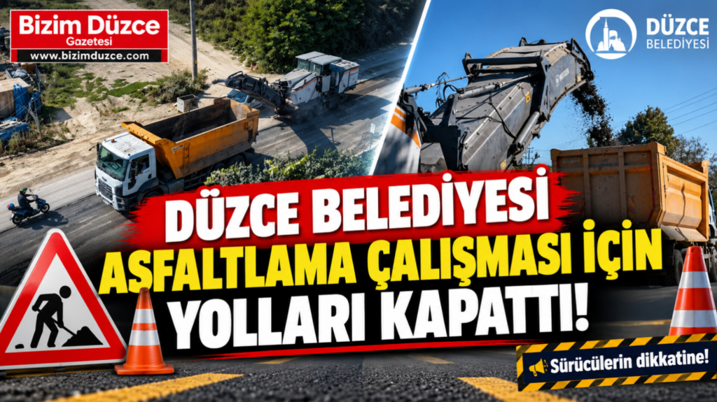Düzce Belediyesi’nden Sürücülere Uyarı:
