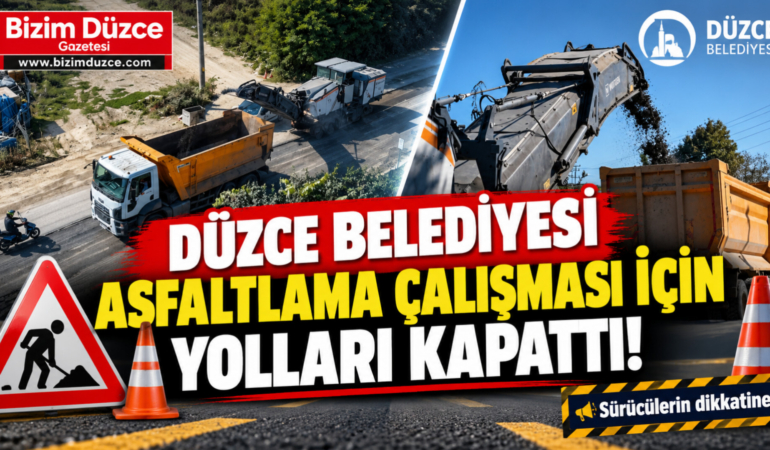 Düzce Belediyesi’nden Sürücülere Uyarı: