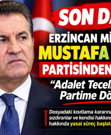 Mustafa Sarıgül Partisinden İstifa Etti: