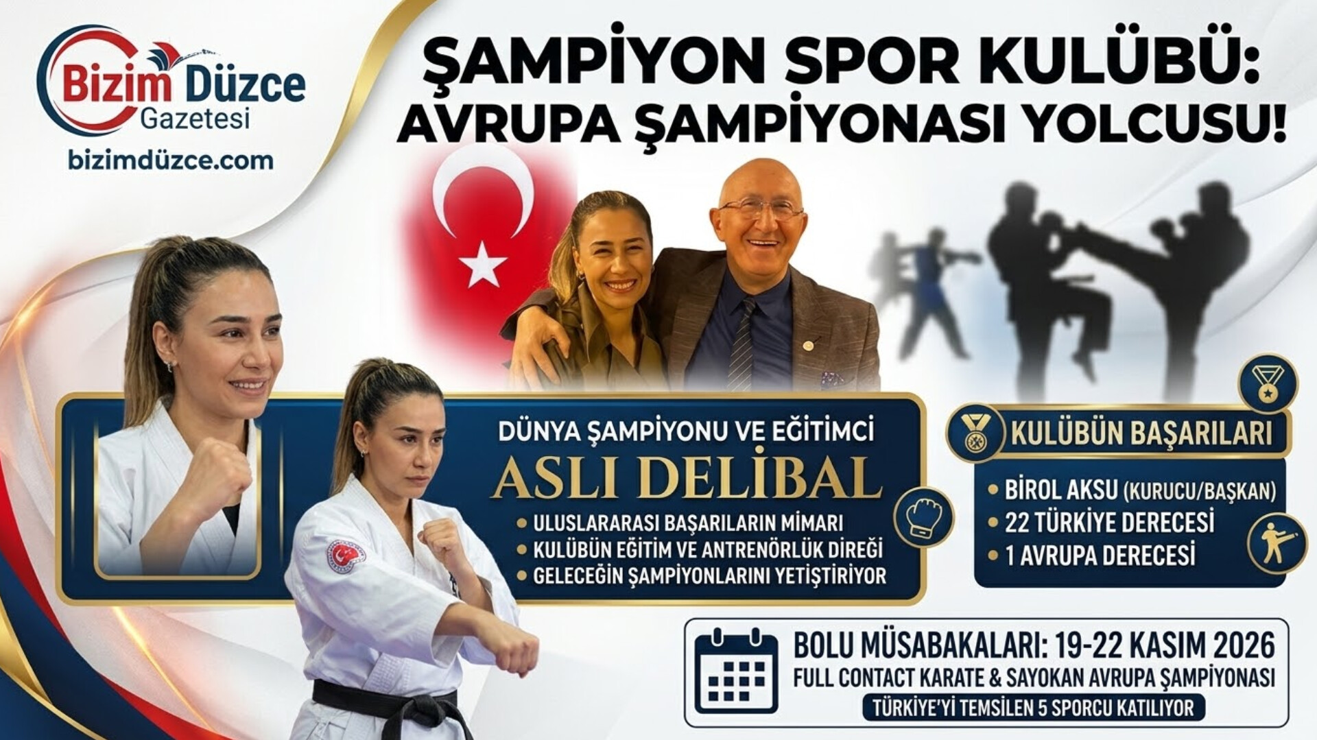 ŞAMPİYON SPOR KULÜBÜ’NDEN AVRUPA ŞAMPİYONASI’NA 5 SPORCUYLA GÜÇLÜ KATILIM!