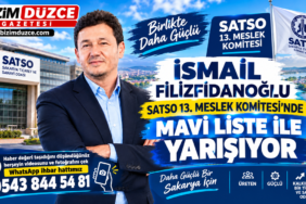 İSMAİL FİLİZFİDANOĞLU SATSO 13. MESLEK KOMİTESİ’NDE MAVİ LİSTE İLE YARIŞIYOR