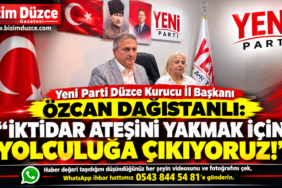 Dağıstanlı: "İktidar Ateşini Yakmak İçin Yolculuğa Çıkıyoruz!"