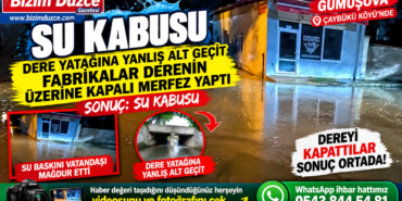 GÜMÜŞOVA ÇAYBÜKÜ KÖYÜ'NDE SU KABUSU GERİ DÖNDÜ