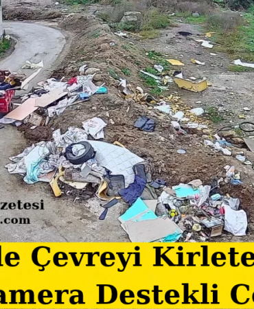 Düzce’de Çevreyi Kirleten Şahsa Kamera Destekli Ceza