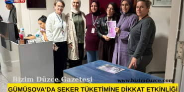 GÜMÜŞOVA'DA ŞEKER TÜKETİMİNE DİKKAT ETKİNLİĞİ