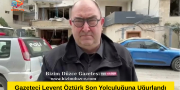 Gazeteci Recep Levent Öztürk Son Yolculuğuna Uğurlandı