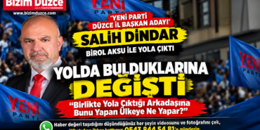 Yeni Parti Düzce’de Salih Dindar’a Partililerden Tepki