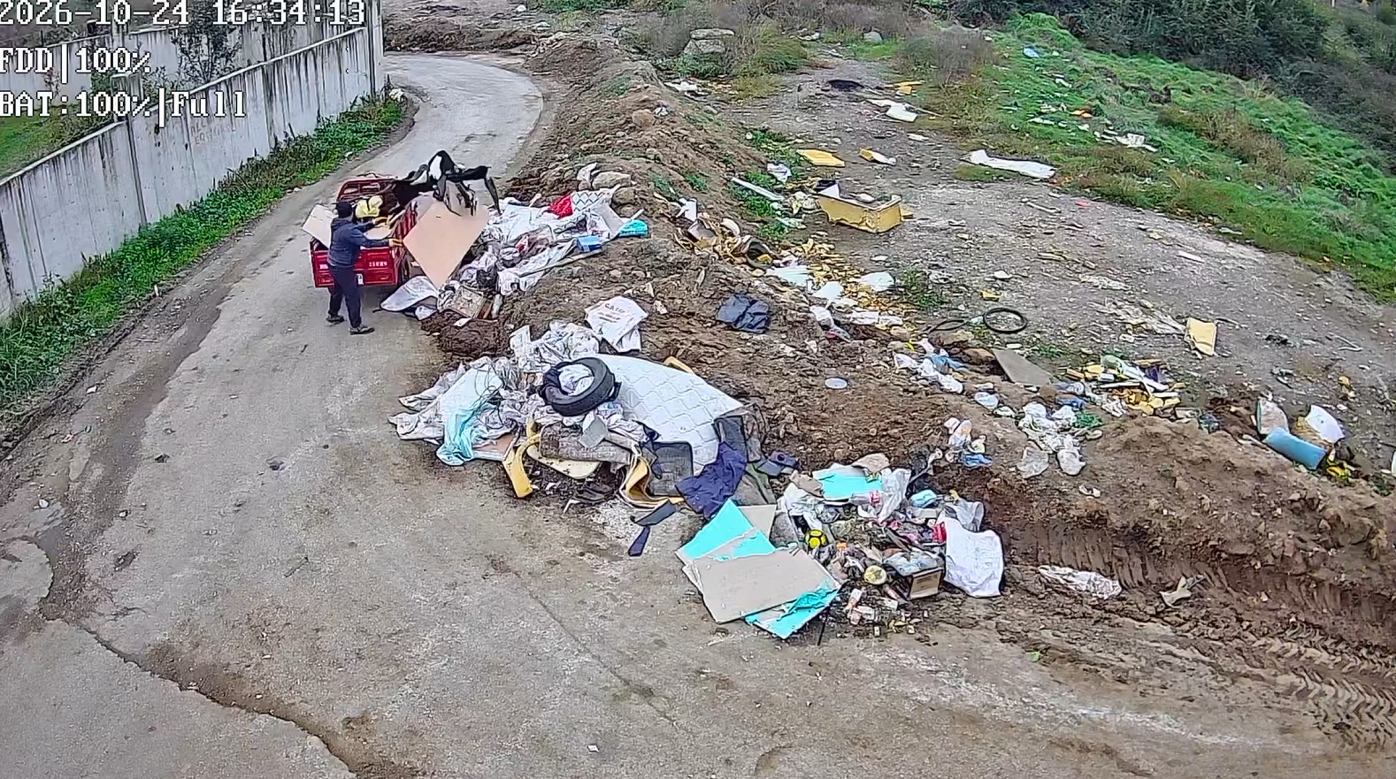 Düzce’de Çevreyi Kirleten Şahsa Kamera Destekli Ceza