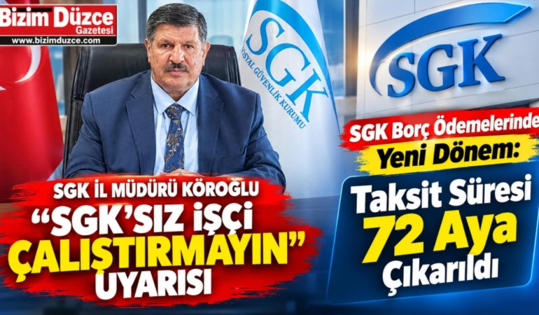 SGK İl Müdürü' Köroğlu'ndan Kayıtdışı İşçi Çalıştırmayın Uyarısı :