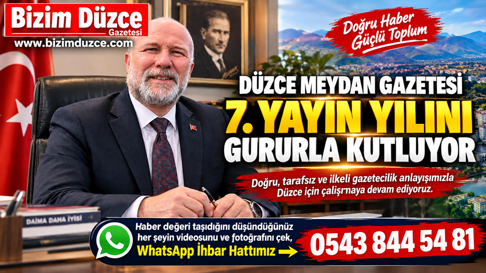Düzce Meydan Gazetesi 7. Yayın Yılını Gururla Kutluyor